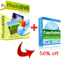 PhotoDVD + CopyToDVD 50% off